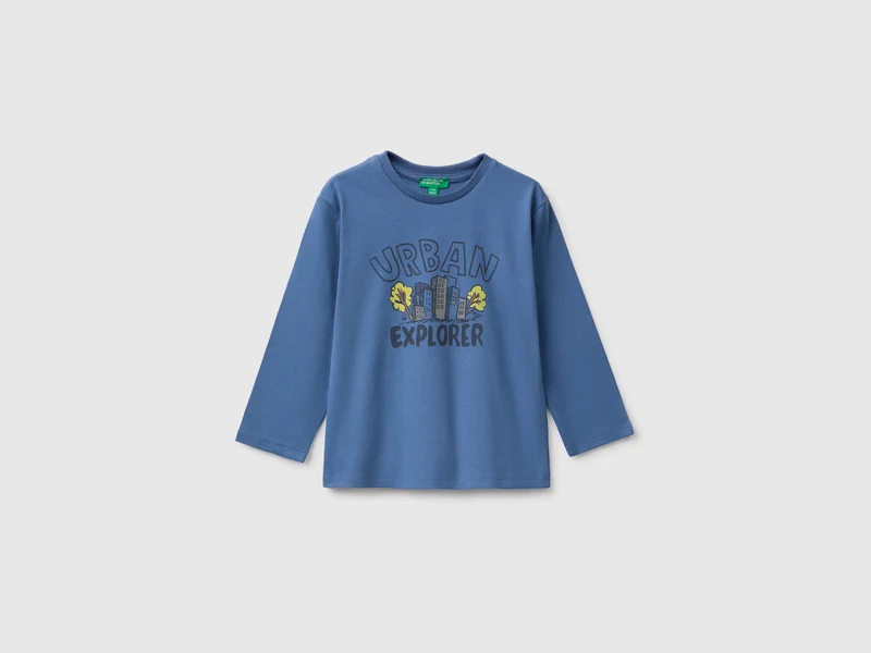 T-Shirt aus 100% Bio-Baumwolle mit Aufdruck