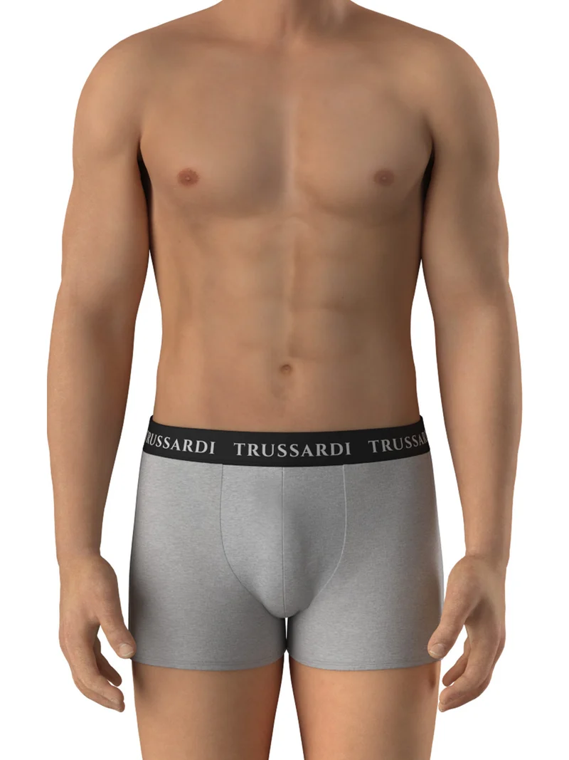 Confezione da 2 boxer uomo in cotone - grigio