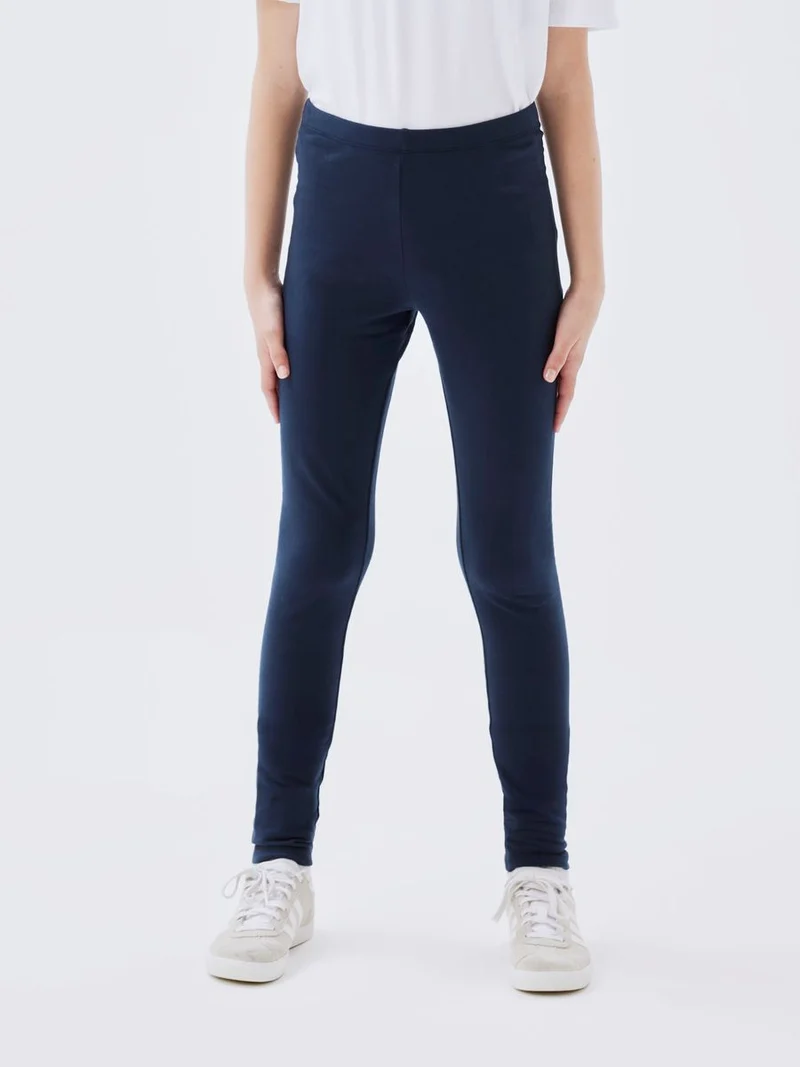 NKFDAVINA SOLID SWE LEGGING BRU N