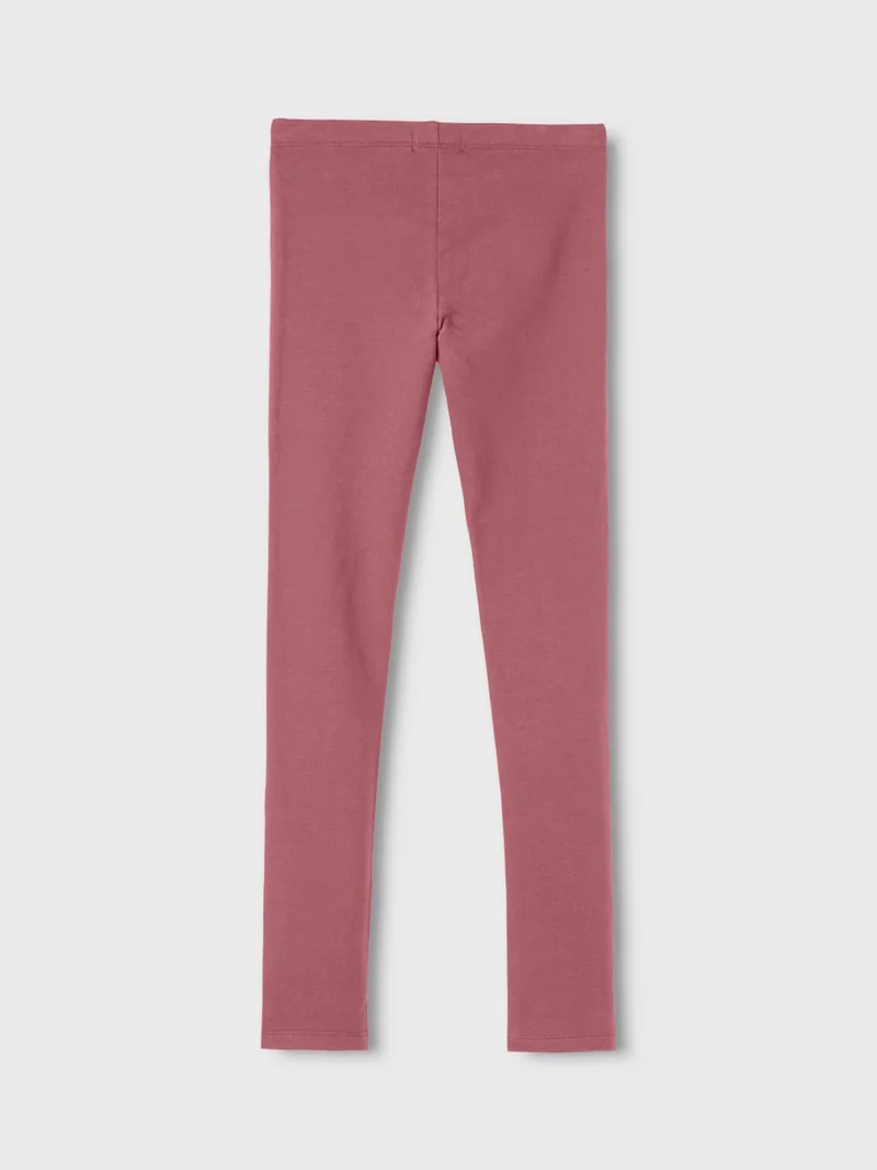 NKFDAVINA SOLID SWE LEGGING BRU N