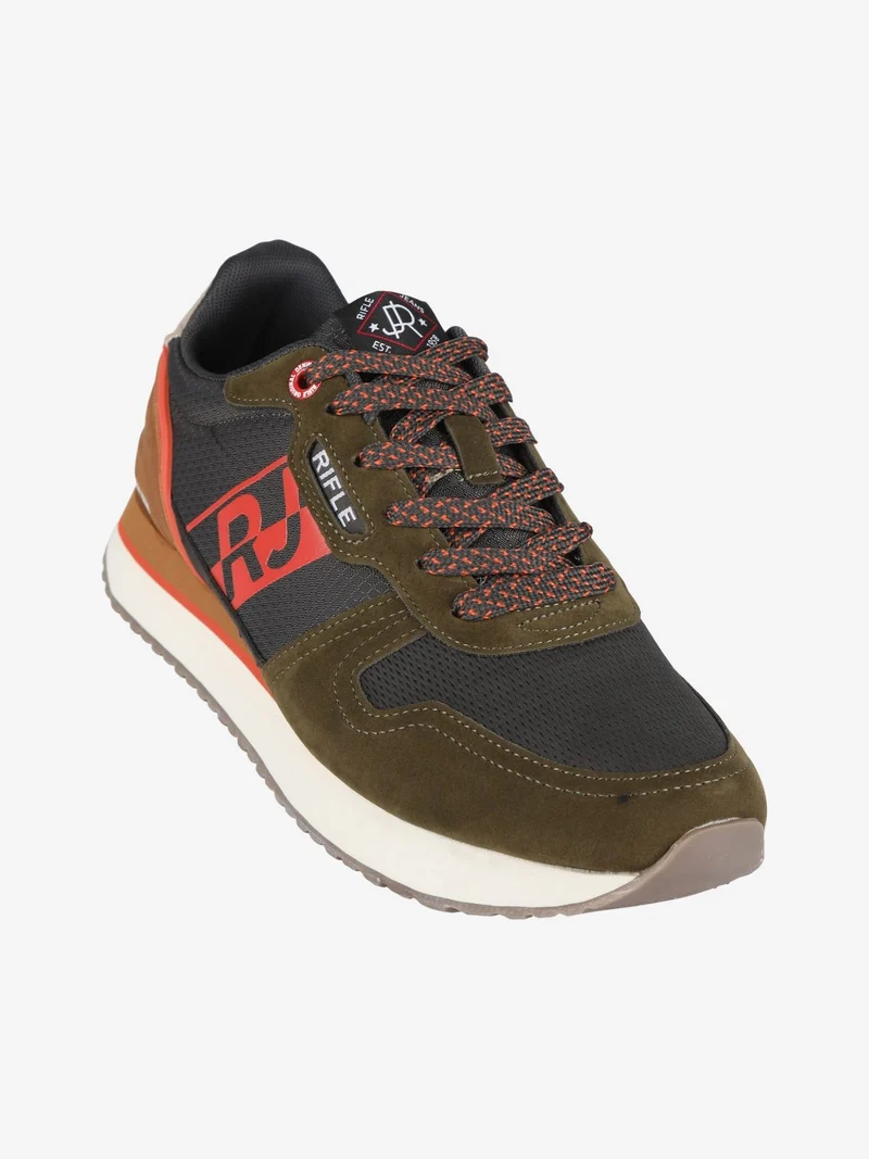 EVARAGE Sneakers stringata da uomo - militare