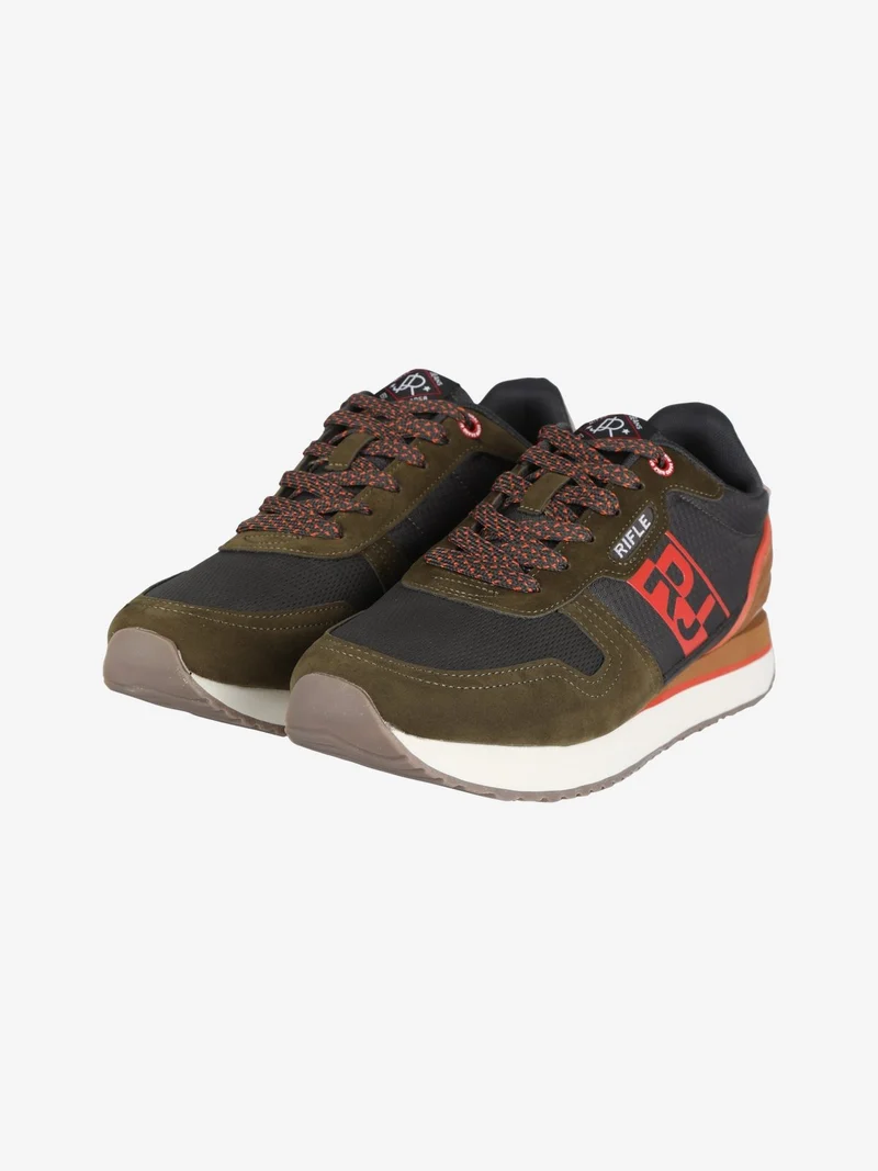 EVARAGE Sneakers stringata da uomo - militare