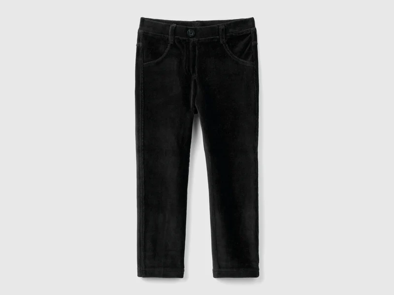 Hose aus geripptem Chenille