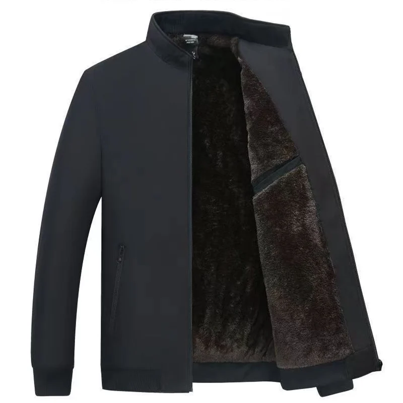 Herren Übergangsjacke | Stehkragen & Revers | Warm Gefüttert | Winddicht