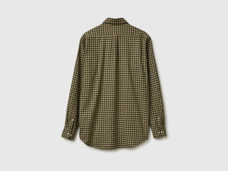 Flanell-Button-Down-Hemd