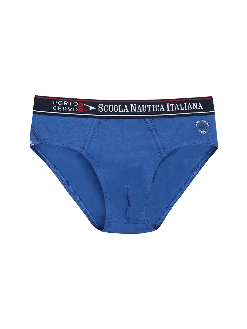 Slip da uomo in cotone - bluette