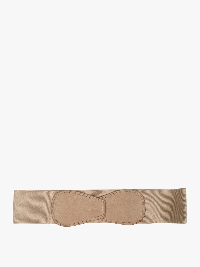 Cintura elastica da donna - cammello