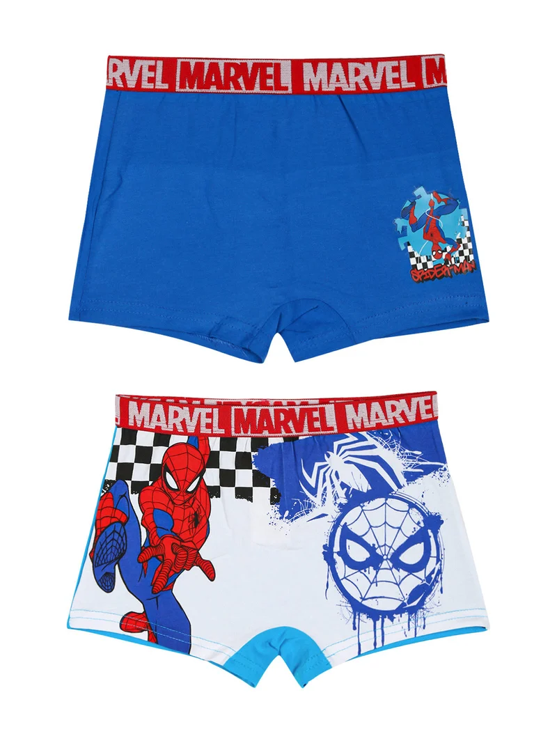 Confezione da 2 boxer da bambino con stampe - blu