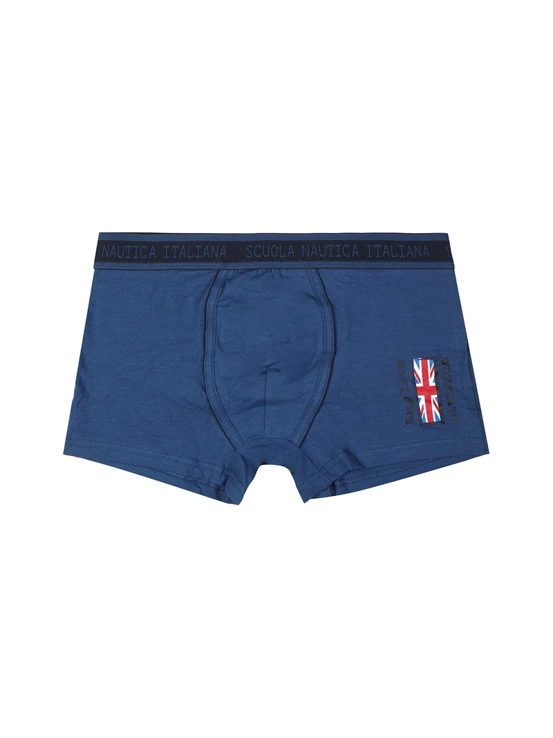 Boxer uomo in cotone - blu