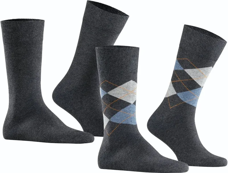 BURLINGTON Everyday 2-Pack Herren Socken