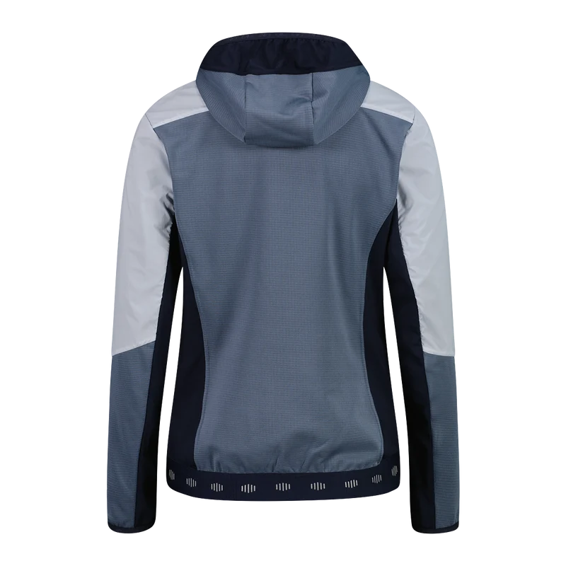 WOMAN JACKET HYBRID FIX HOOD