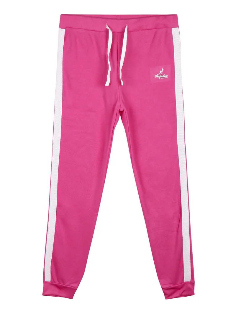 Completo tuta sportiva da ragazza 2 pezzi - fucsia