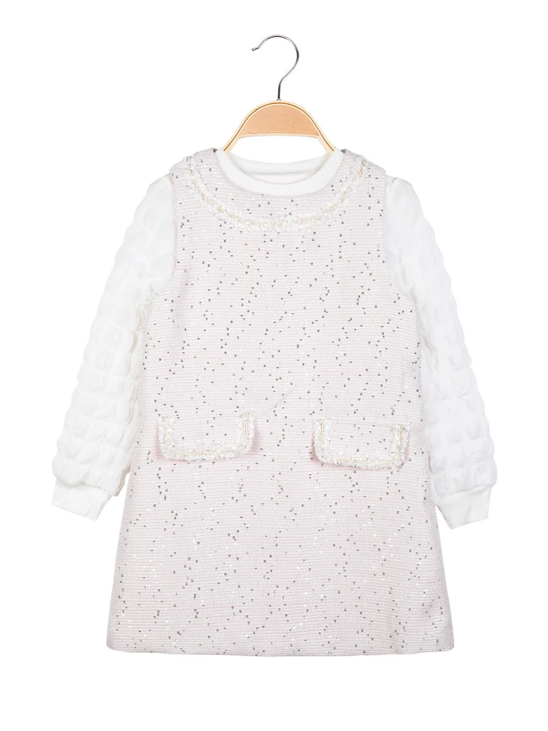 Vestitino da bambina 2 pezzi - rosa