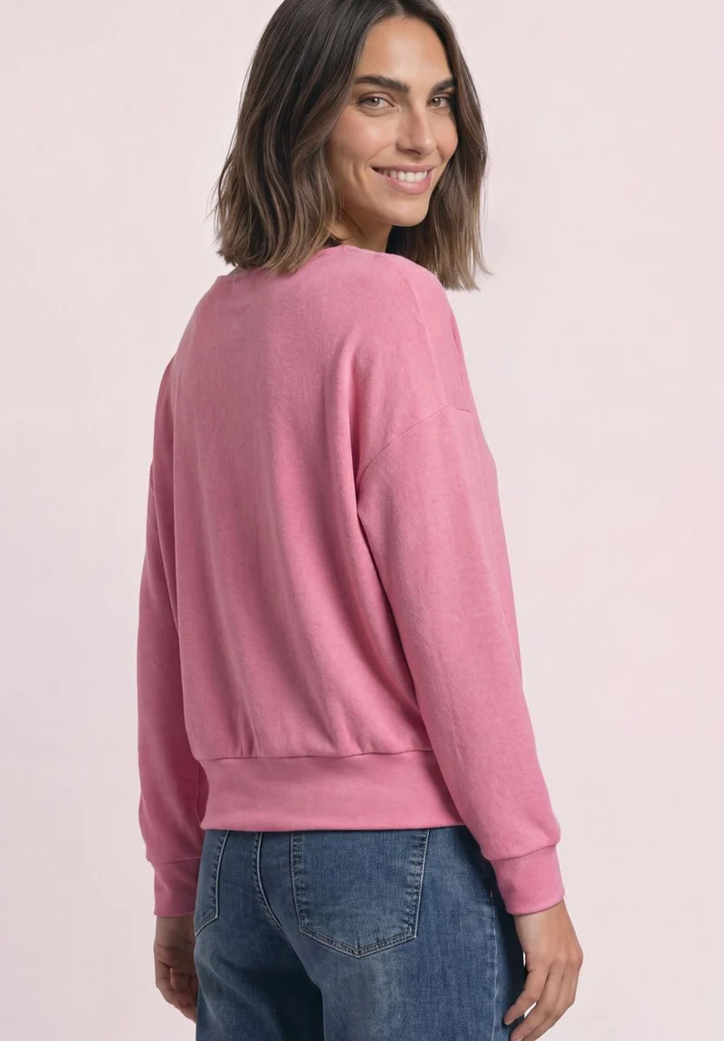 Langarm Shirt mit Elastikbund