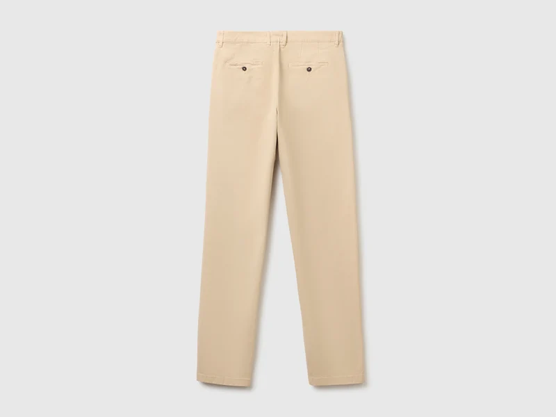 Schmal geschnittene Baumwollchinos