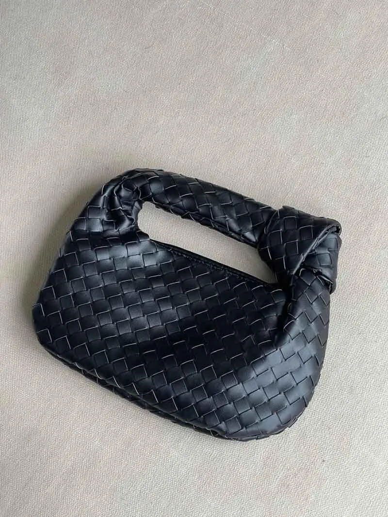 Gewebte Mini Tasche | Veganes Leder | Handgefertigt & Alltagstauglich