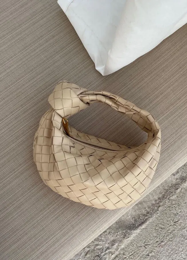 Gewebte Mini Tasche | Veganes Leder | Handgefertigt & Alltagstauglich
