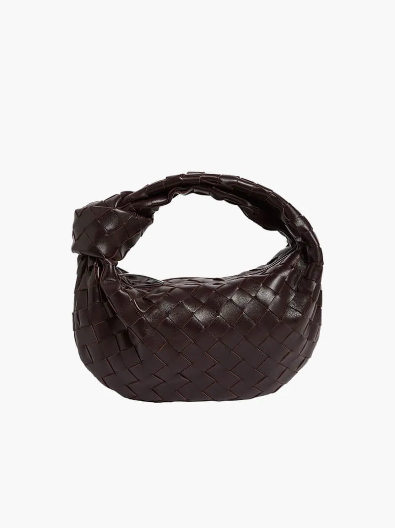 Gewebte Mini Tasche | Veganes Leder | Handgefertigt & Alltagstauglich