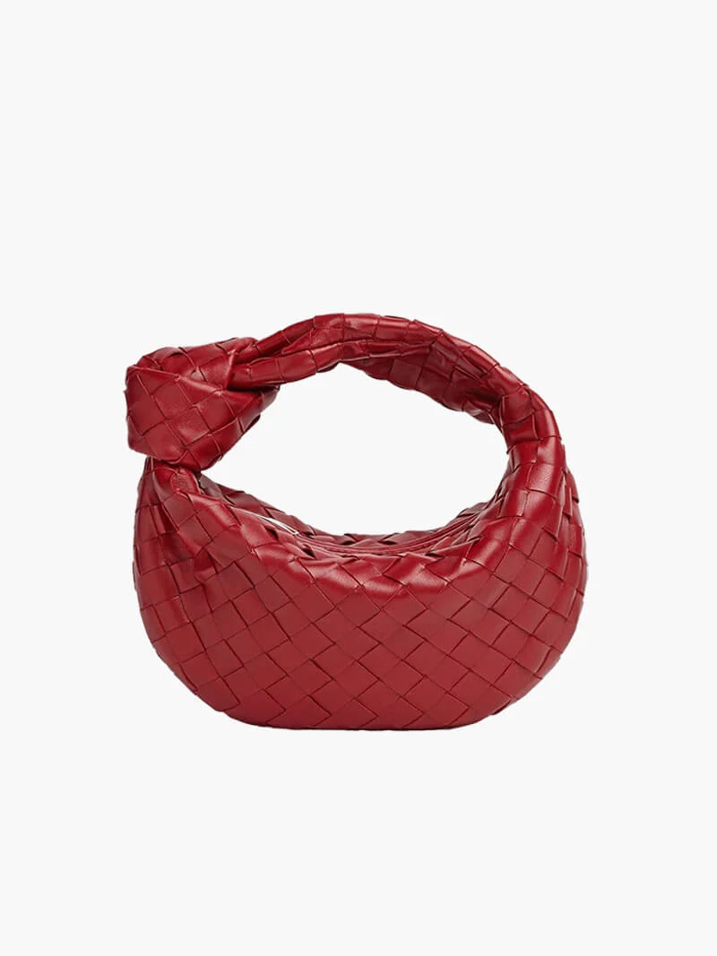 Gewebte Mini Tasche | Veganes Leder | Handgefertigt & Alltagstauglich
