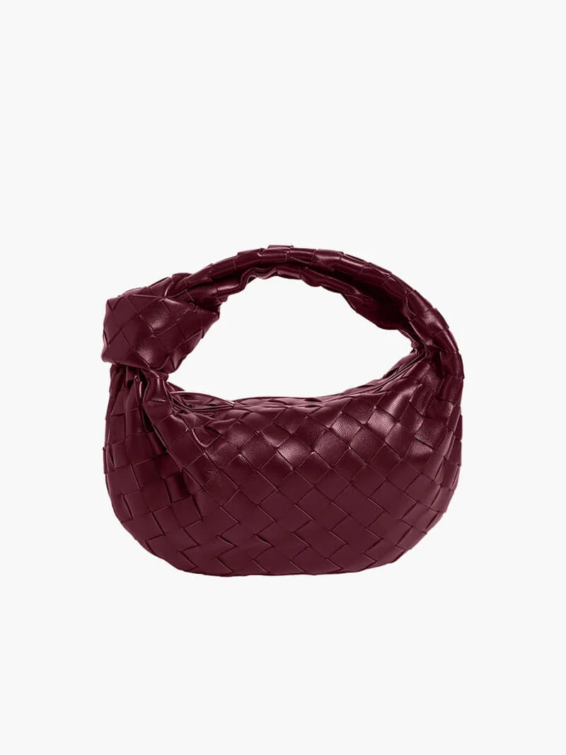 Gewebte Mini Tasche | Veganes Leder | Handgefertigt & Alltagstauglich