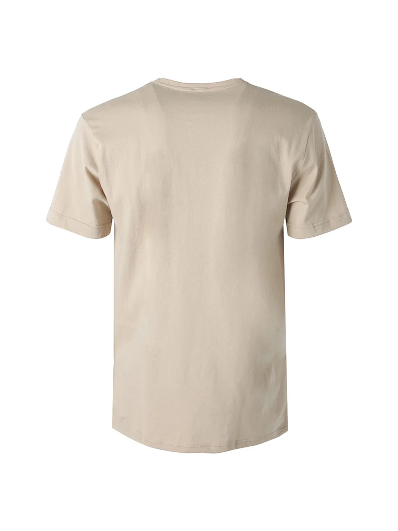 T-shirt da uomo con logo - sabbia