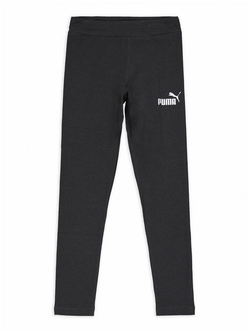 Leggings donna sportivo a 3/4 con logo glitter - nero