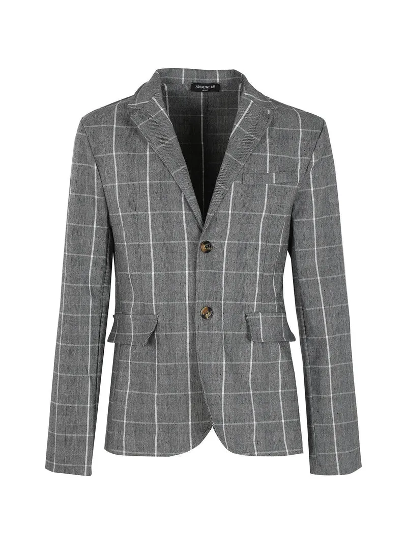 Blazer casual da uomo - grigio