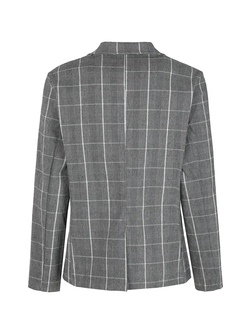Blazer casual da uomo - grigio