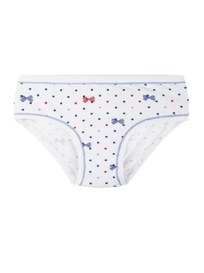 Slip bambina con stampa - bianco