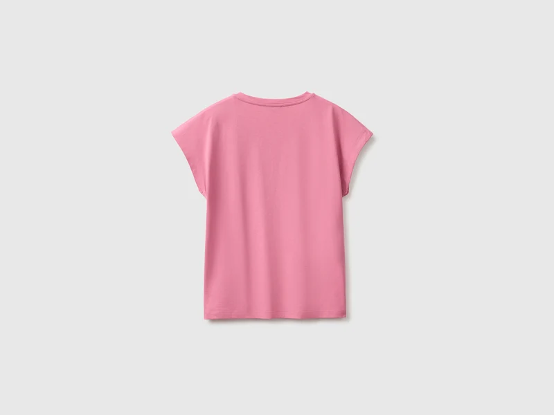 T-Shirt mit Schlitzen am Ärmel