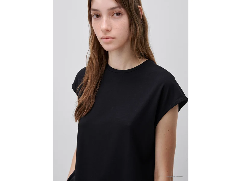 T-Shirt aus Bambus-Viskose-Mischgewebe