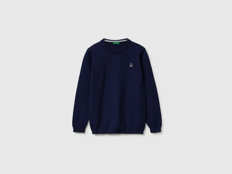 Pullover aus 100% Baumwolle mit Logo
