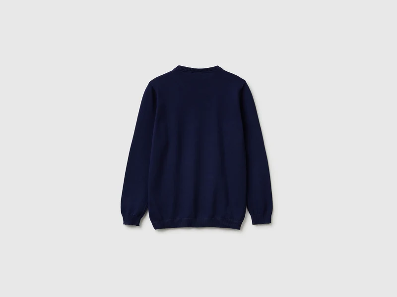 Pullover aus 100% Baumwolle mit Logo