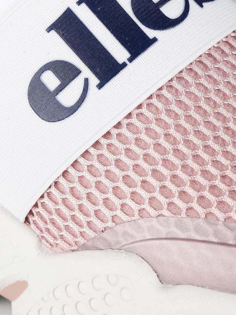 Scarpe slip on in tessuto con zeppa - rosa