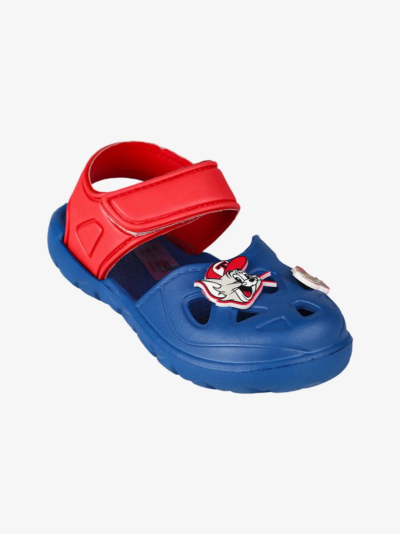 Sandali da bambino in gomma con cinturino a strappo - blu