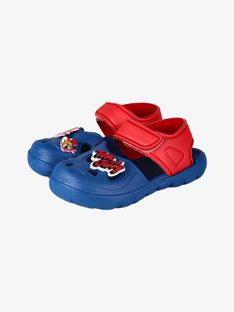Sandali da bambino in gomma con cinturino a strappo - blu