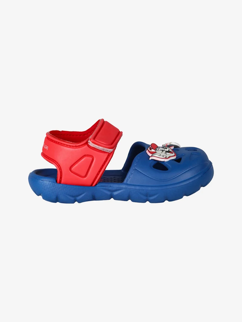 Sandali da bambino in gomma con cinturino a strappo - blu