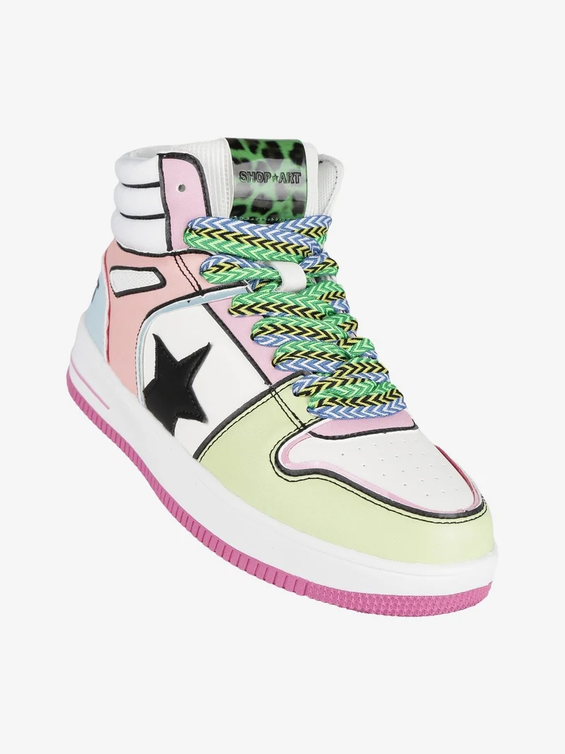 BASKET KARLIE Sneakers alte donna multicolor