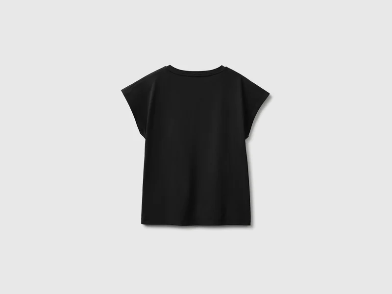 T-Shirt mit Schlitzen am Ärmel
