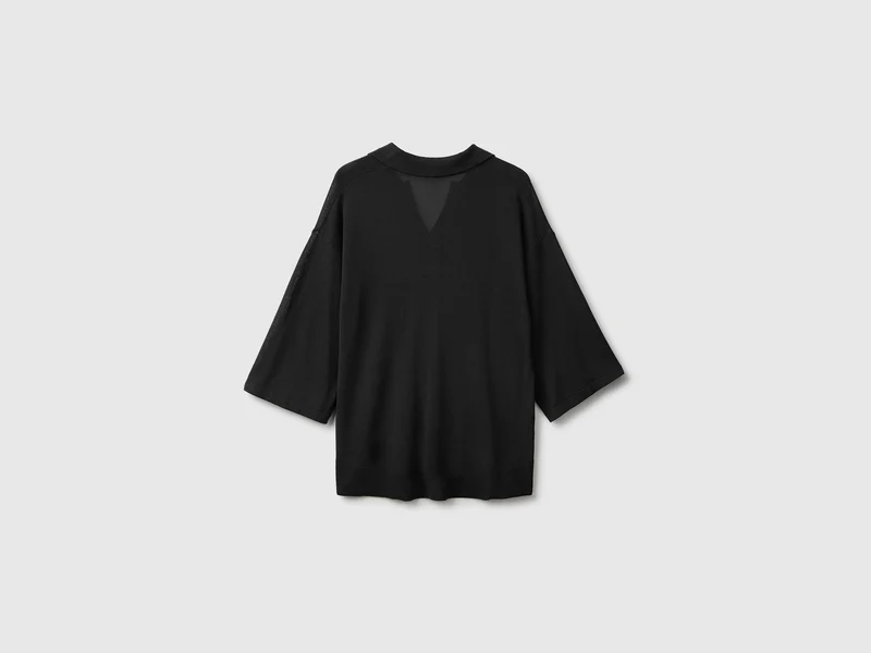 Poloshirt aus Bambus-Viskose-Mischgewebe