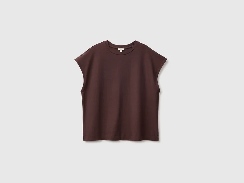 T-Shirt aus Bambus-Viskose-Mischgewebe