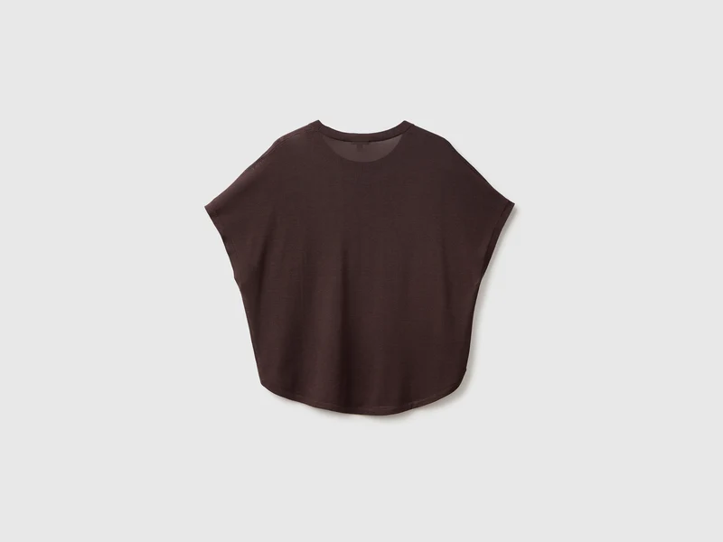 Ärmelloser Pullover aus Bambus-Viskose-Mischgewebe