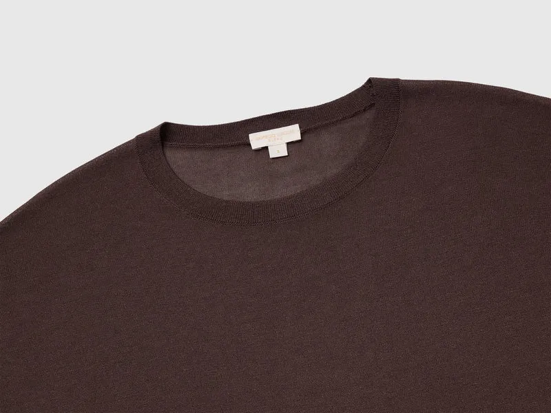 Ärmelloser Pullover aus Bambus-Viskose-Mischgewebe