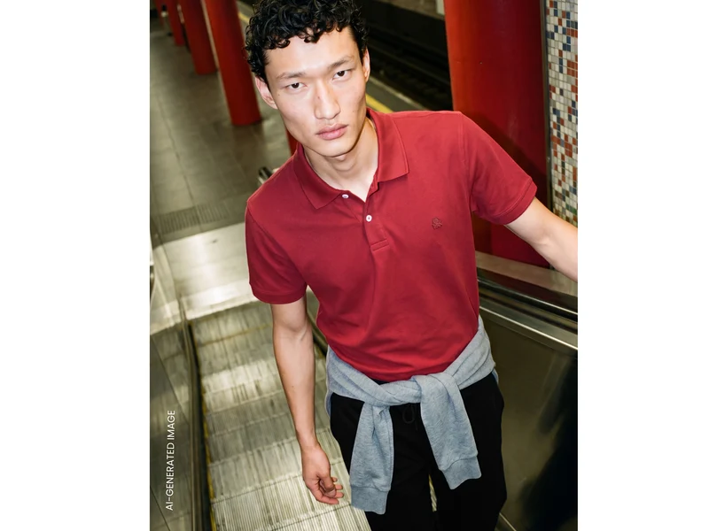 Poloshirt mit normaler Passform