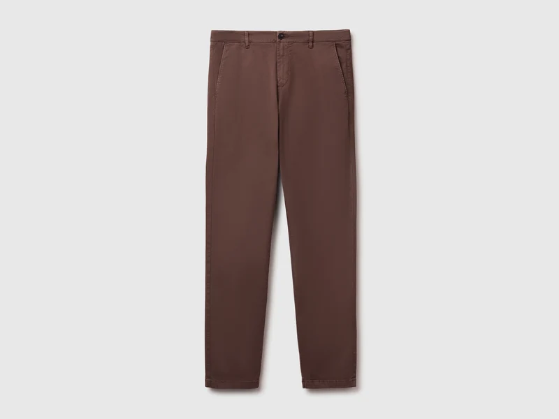 Schmal geschnittene Baumwollchinos