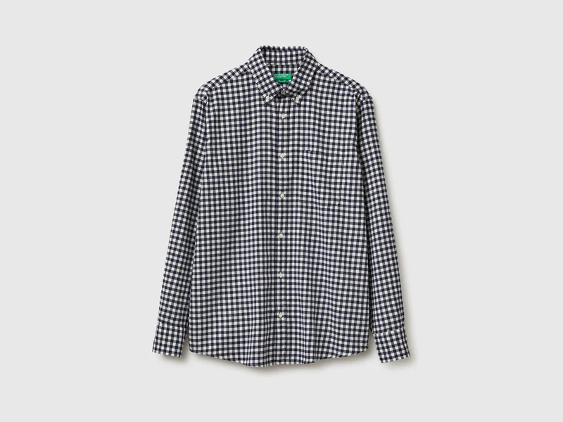Flanell-Button-Down-Hemd