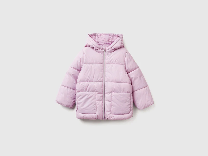 Nylonjacke mit Kapuze