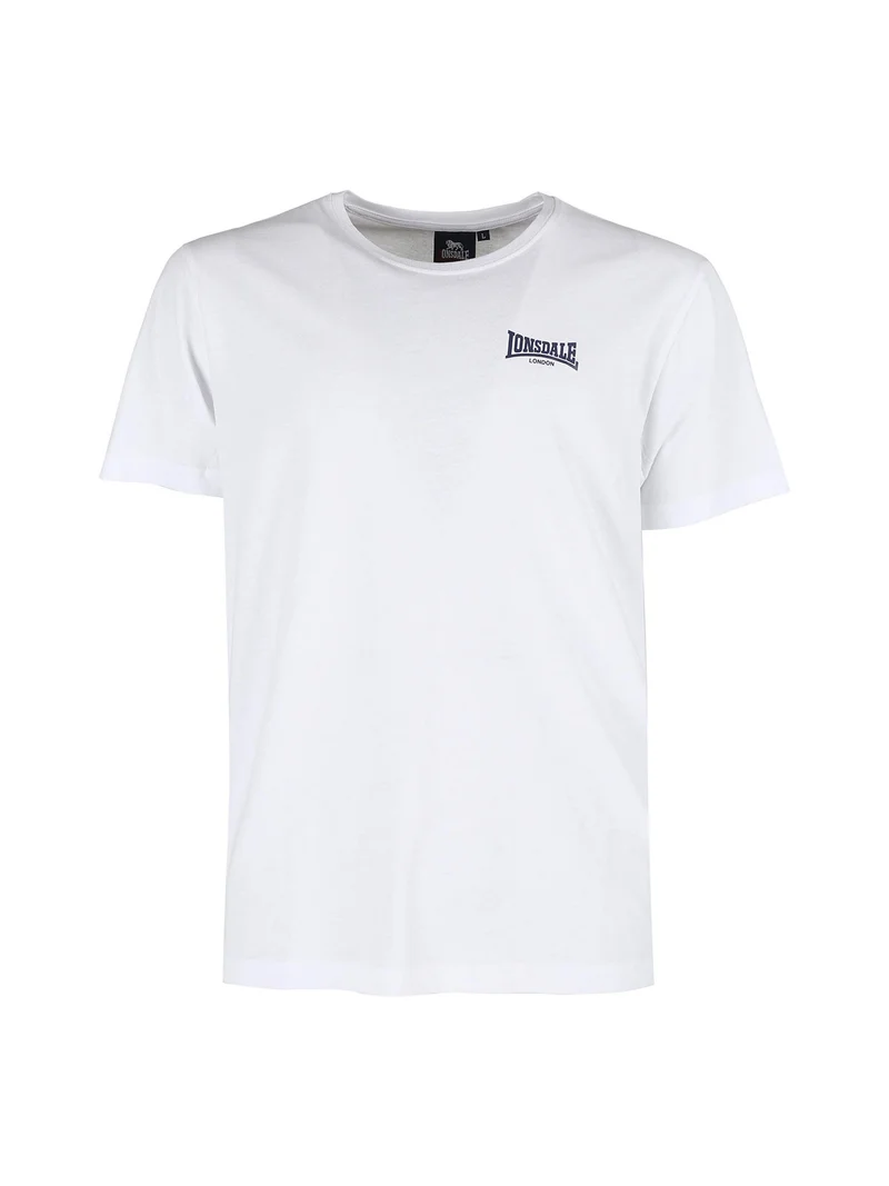 T-shirt da uomo in cotone con logo - bianco