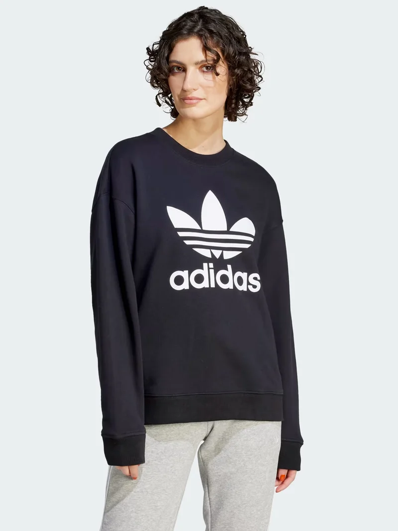 FM3272 TRF CREW SWEAT Felpa oversize - nero