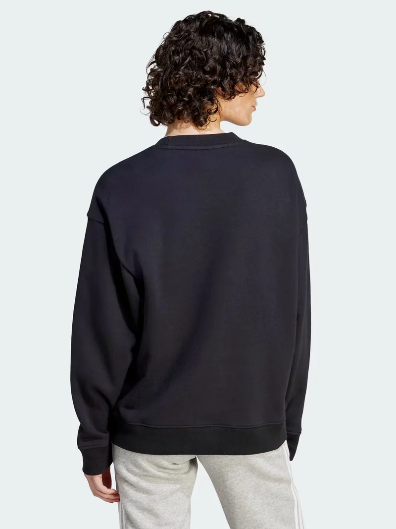 FM3272 TRF CREW SWEAT Felpa oversize - nero
